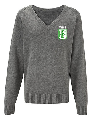 Grey V Neck Pullover (Child)